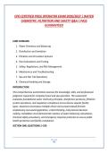 CPO CERTIFIED POOL OPERATOR EXAM 2026&sol;2027 &vert; WATER &NewLine;CHEMISTRY&comma; FILTRATION AND SAFETY Q&A &vert; PASS &NewLine;GUARANTEED