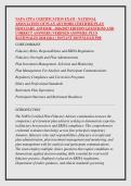 NAPA CPFA CERTIFICATION EXAM - NATIONAL &NewLine;ASSOCIATION OF PLAN ADVISORS CERTIFIED PLAN &NewLine;FIDUCIARY ADVISOR - 2026&sol;2027 EDITION QUESTIONS AND &NewLine;CORRECT ANSWERS &lpar;VERIFIED ANSWERS&rpar; PLUS &NewLine;RATIONALES 2026 Q&A &vert; INSTANT DOWNLOAD PDF
