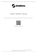 Psychology From Inquiry to Understanding&comma; DSM-5 Update Canadian 2nd Edition&comma; Lilienfeld et al&comma; Chapter 1 test bank