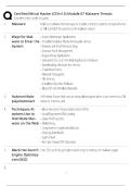 CEH-107 CEHv13 Module 07 Malware Threats 2026 Update &sol; Score 100&percnt; Exam Prep &sol; Study Guide & Test Bank&NewLine;&NewLine;