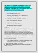NR 326 EXAM 1 CHAMBERLAIN MENTAL HEALTH &NewLine;NURSING QUESTIONS AND CORRECT ANSWERS &NewLine;&lpar;VERIFIED ANSWERS&rpar; PLUS RATIONALES 2026&sol;2027 &NewLine;EDITION &vert; INSTANT DOWNLOAD PDF 