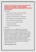NR 605 PSYCHIATRIC MENTAL HEALTH MIDTERM EXAM &NewLine;QUESTIONS AND CORRECT ANSWERS &lpar;VERIFIED &NewLine;ANSWERS&rpar; PLUS RATIONALES 2026&sol;2027 EDITION &vert; INSTANT &NewLine;DOWNLOAD PDF 