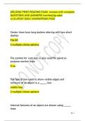 WELDING PRINT READING EXAM newest with complete &NewLine;QUESTIONS AND ANSWERS &vert;verified&sol;&sol;graded &NewLine;a&plus;&sol;&sol;LATEST 2026 &vert; GUARANTEED PASS