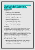 WGU C483 PRINCIPLES OF MANAGEMENT OA FINAL EXAM &NewLine;QUESTIONS AND CORRECT ANSWERS &lpar;VERIFIED &NewLine;ANSWERS&rpar; PLUS RATIONALES 2026 Q&A &vert; INSTANT &NewLine;DOWNLOAD PDF