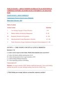 NUR 231 Exam 3 &ndash; Adult Nursing II &lpar;2026&rpar; Actual Questions & Verified Answers &vert; Illinois State University &vert; Guarantee Pass