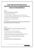 CFCM COMPLETE EXAM PREP &vert;ACTUAL QUESTIONS AND VERIFIED ANSWERS&vert;BRAND NEW 2026-2027 UPDATE&vert;GRADED A&plus;