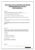 CFCM EXAM &vert;ACTUAL QUESTIONS AND VERIFIED ANSWERS&vert;BRAND NEW 2026-2027 UPDATE&vert;GRADED A&plus;