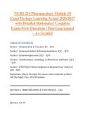 NURS 251 Pharmacology Module 10 Exam Portage Learning Actual 2026&sol;2027 with Detailed Rationales &vert; Complete Exam-Style Questions &vert; Pass Guaranteed &ndash; A&plus; Graded&NewLine;&NewLine;