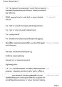 Criminal Justice Exam 2 &vert; Study Guide&comma; Practice Questions&comma; Answers & Exam Review 2026&sol;2027