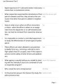 Law Enforcement Test 3 &vert; Police Academy & Criminal Justice Study Guide&comma; Practice Questions&comma; Answers & Exam Review 2026&sol;2027