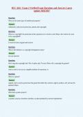 BUL 4421- Exam 2 Verified Exam Questions and Answers Latest&NewLine;update 2026&sol;2027