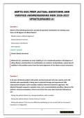 ABPTS OCS PREP &vert;ACTUAL QUESTIONS AND &NewLine;VERIFIED ANSWERS&vert;BRAND NEW 2026-2027 &NewLine;UPDATE&vert;GRADED A&plus;