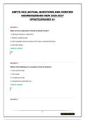 ABPTS OCS &vert;ACTUAL QUESTIONS AND VERIFIED &NewLine;ANSWERS&vert;BRAND NEW 2026-2027 &NewLine;UPDATE&vert;GRADED A&plus; 