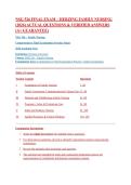 NSG 526 Final Exam &ndash; Herzing Family Nursing &lpar;2026&rpar; Actual Questions & Verified Answers &lpar;A&plus; Guarantee&rpar;