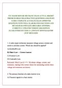NYC RADIO REPAIR MECHANIC EXAM ACTUAL 2026&sol;2027 PREMIUM HIGH YIELD PRACTICE QUESTIONS AND STUDY GUIDE COMPLETE ACCURATE EXAM APPROVED QUESTIONS WITH WELL ELABORATED SOLUTIONS AND DETAILED RATIONALES &lpar;RELIABLE ANSWERS&rpar; CURRENTLY UPDATED VERSION 2026 EDITIO