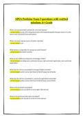 APEA Predictor Exam 3 &ndash; Verified Questions with Correct Detailed Solutions &lpar;2026&sol;2027&comma; A&plus; Grade&rpar;