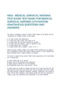 HESI RN EXIT 2025&sol;2026 &comma; Hesi Exit V1&lowbar; V6 &comma; Questions And Correct Verifiedanswers&comma; Graded A&plus;&comma; HESI Exit Exam V1-7