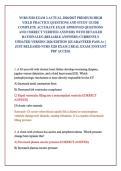 NURS 5220 EXAM 2 ACTUAL 2026&sol;2027 PREMIUM HIGH YIELD PRACTICE QUESTIONS AND STUDY GUIDE COMPLETE ACCURATE EXAM APPROVED QUESTIONS AND CORRECT VERIFIED ANSWERS WITH DETAILED RATIONALES &lpar;RELIABLE ANSWERS&rpar; CURRENTLY UPDATED VERSION 2026 EDITION &vert;GUARANTEED P