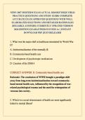 NFDN 2007 MIDTERM EXAM ACTUAL 2026&sol;2027 HIGH YIELD PRACTICE QUESTIONS AND STUDY GUIDE COMPLETE ACCURATE EXAM APPROVED QUESTIONS WITH WELL ELABORATED SOLUTIONS AND DETAILED RATIONALES &lpar;RELIABLE ANSWERS&rpar; CURRENTLY UPDATED VERSION 2026 EDITION &vert;GUARANTEED SU
