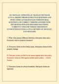AIC 304 EXAM &sol; APPROVED AIC 304 EXAM TEST BANK ACTUAL 2026&sol;2027 PREMIUM PRACTICE QUESTIONS AND STUDY GUIDE ACCURATE EXAM COMPLETE REAL QUESTIONS AND CORRECT VERIFIED ANSWERS WITH DETAILED RATIONALES &lpar;RELIABLE SOLUTIONS&rpar; CURRENTLY UPDATED VERSION 2026 EDIT