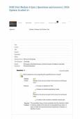 NUR 5461 Module 4 Quiz Answers&colon; Advanced Pathophysiology & Neurology Review &lpar;William Paterson University&rpar;