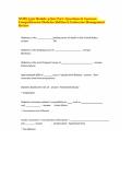 NURS 5336 Module 4 Quiz Part 1 Questions & Answers- Comprehensive Diabetes Mellitus & Endocrine Management Review