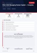 WGU C202 Managing Human Capital Objective Assessment 2026&sol;2027 &ndash; Questions and Answers &vert; 100&percnt; Verified &vert; Detailed Rationales &ndash; Pass Guaranteed &ndash; A&plus; Graded