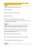 Nursing Research & Statistics Quiz 4- Inferential Stats&comma; ANOVA&comma; t-Tests & Sampling Distributions &lpar;Answer Key&rpar;