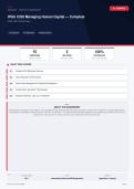 WGU C202 Managing Human Capital Objective Assessment 2026&sol;2027 &ndash; Questions and Answers &vert; 100&percnt; Verified &vert; Detailed Rationales &ndash; Pass Guaranteed &ndash; A&plus; Graded