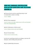 WEB WOC SEMINARS CERTIFICATION EVALUATION QUESTIONS AND SOLUTIONS GRADED A&NewLine;