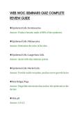 WEB WOC SEMINARS QUIZ COMPLETE REVIEW GUIDE