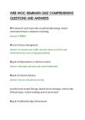 WEB WOC SEMINARS QUIZ COMPREHENSIVE QUESTIONS AND ANSWERS