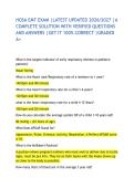 HOSA EMT EXAM &vert;LATEST UPDATED 2026&sol;2027 &vert;A COMPLETE SOLUTION WITH VERIFIED QUESTIONS AND ANSWERS &vert;GET IT 100&percnt; CORRECT &vert;GRADED A&plus; 