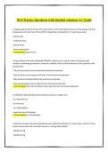 NLN Practice Questions &ndash; Detailed Solutions&comma; A&plus; Grade