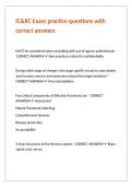 IC&RC Exam practice questions with correct answers