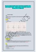 Relias Dysrhythmia Basic Test Bank Answers 2026-2027&colon; ECG Interpretation&comma; Dysrhythmia Recognition&comma; and Cardiac Emergency Management&NewLine;&NewLine;