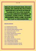 HESI LPN-ADN Entrance Exam 2026-2027 Edition &vert; 220&plus; Verified Multiple-Choice Questions with Detailed Rationales &vert; Aligned with Latest Elsevier Evolve HESI Admission Assessment &lpar;A2&rpar; Blueprint &vert; NCSBN Clinical Judgment Measurement Model &lpar;CJMM&rpar; &vert; NCLEX-RN Te