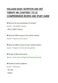 WILLIAMS BASIC NUTRITION AND DIET THERAPY NIX CHAPTERS 1 TO 23 COMPREHENSIVE REVIEW AND STUDY GUIDE