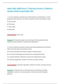 NSG 3600 Children&rsquo;s Health Exam 2 &lpar;2026&sol;2027&rpar; Actual Q&A &vert; Galen Guarantee Pass