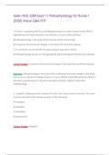 NSG 3280 Exam 1 &ndash; Pathophysiology for Nurses I &lpar;2026&sol;2027&rpar; Actual Q&A &vert; Galen