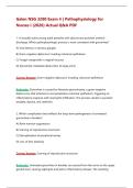NSG 3280 Pathophysiology I Exams 1&ndash;4 Bundle &lpar;2026&sol;2027&rpar; Actual Q&A &vert; Galen