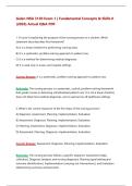 NSG 3130 Exam 1 &ndash; Fundamental Concepts II &lpar;2026&sol;2027&rpar; Actual Q&A &vert; Galen A&plus; Guarantee