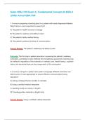 NSG 3130 Fundamental Concepts II Exam 2 &lpar;2026&sol;2027&rpar; Actual Q&A &vert; Galen Guarantee Pass