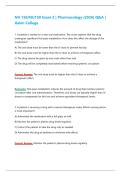 NU 150&sol;NU150 Pharmacology Exam 2 &lpar;2026&sol;2027&rpar; Actual Q&A &vert; Galen Guarantee Pass