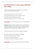 NU 150&sol;NU150 Pharmacology Exams 1&ndash;4 Complete Bundle &lpar;2026&sol;2027&rpar; Actual Q&A &vert; Galen