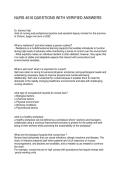 NURS 4516 QUESTIONS WITH VERIFIED ANSWERS
