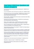 Package Deal&colon; American Airlines Flight Attendant Training&colon; 787 Exams&vert;&vert; Questions and Answers 100&percnt; Accurate&excl;&excl;