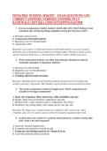 PEDIATRIC NURSING 2026&sol;2027 &ndash; EXAM QUESTIONS AND &NewLine;CORRECT ANSWERS &lpar;VERIFIED ANSWERS&rpar; PLUS &NewLine;RATIONALE &vert; 2027 Q&A &vert; INSTANT DOWNLOAD PDF