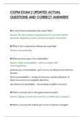 CGFM EXAM 2 UPDATED ACTUAL&NewLine;QUESTIONS AND CORRECT ANSWERS&NewLine;