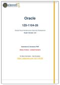 Oracle Cloud Infrastructure 2026 Security Professional Exam Prep &vert; 1Z0-1104-26